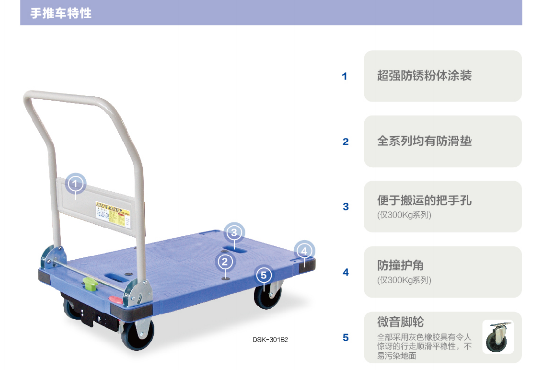 靜音手推車